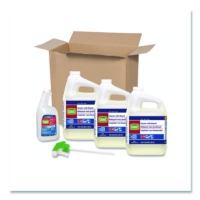 Cleaner with Bleach, Liquid, (3) 1 gal Bottle, (1) Empty Bot