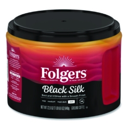 Black Silk Ground Coffee, 22.6 oz Canister
