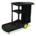 Premier Janitor Cart, 2 Shelves, Plastic, 18.25 x 44.5 x 38,