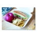 ChampWare Molded-Fiber Clamshell Containers, 9 x 9 x 3, Whit