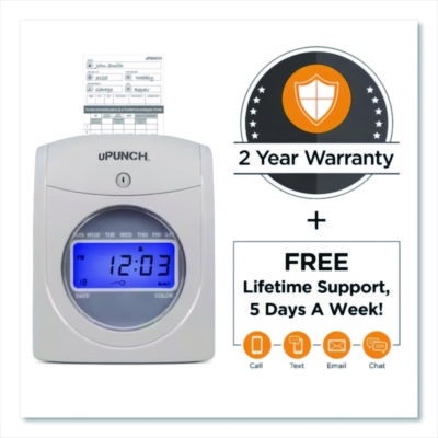 Best Cleaning Supply - UB2000 Electronic Calculating Time Clock Bundle ...