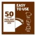 Liquid Coffee Creamer, Snickers, 0.38 oz Mini Cups, 200/Cart