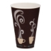 Thermoguard Insulated Paper Hot Cups, 16 oz, Steam Print Des
