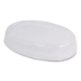 PLA Lids for Fiber Burrito Bowls, 9.7" Diameter, Clear, Plas