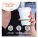 Paper Bowls, 32 oz, 4.4" Diameter x 5.8" h, White, 500/Carto