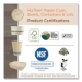 No Tree Paper Bowls, 32 oz, 4.4" Diameter x 5.8" h, Natural,