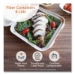 Fiber Lids for Fiber Containers, 8.9 x 6.9 x 0.4, Natural, P