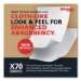 X70 Cloths, Flat Sheet, 16.6 x 14.9, White, 300/Carton