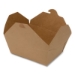 ChampPak Carryout Boxes, #3, 7.75 x 5.5 x 2.5, Brown, Paper,