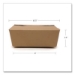 ChampPak Carryout Boxes, #3, 7.75 x 5.5 x 2.5, Brown, Paper,