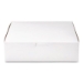 White One-Piece Non-Window Bakery Boxes, 9 x 9 x 2.5, White,