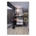 Full-Size Housekeeping Cart, Plastic, 3 Shelves, 1 Bin, 24.4