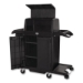 Locking Security Hood for Housekeeping Carts, Plastic, Black