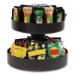 Supreme Lazy Suzan Condiment/Snack Organizer, 2 Compartments