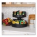 Supreme Lazy Suzan Condiment/Snack Organizer, 2 Compartments