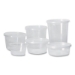 Microwavable Deli Containers, 8 oz, 4.6" Diameter x 1.8" h,