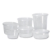 Microwavable Deli Containers, 32 oz, 4.6" Diameter x 5.6" h,