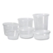 PolyPro Microwavable Deli Container Lids, Clear, Plastic, 50