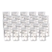 RK Crisscross Cold Drink Cups, 3 oz, Plastic, Clear, 100/Bag