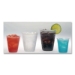 RK Ribbed Cold Drink Cups, 16 oz, Plastic, Translucent, 50/S