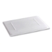 Food/Tote Box Lids, 26 x 18, White, Plastic
