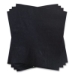 Cocktail Napkins, 1-Ply, 9 x 9, Black, 4,000/Carton