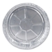 Round Aluminum Container, 37 oz, 8" Diameter, Silver, 500/Ca