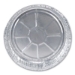 Round Aluminum Container, 24 oz, 7" Diameter, Silver, 500/Ca