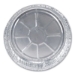 Round Aluminum Container, 24 oz., 7" Diameter, Silver, 500/C