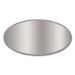Round Aluminum Container with Lid, 48 oz, 9" Diameter, Silve
