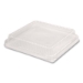 Plastic Dome Lid, 8.25 x 8.25 x 1.5, Clear, 500/Carton