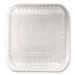 Plastic Dome Lid, 8.25 x 8.25 x 1.5, Clear, 500/Carton