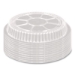Plastic Dome Lid, 8.25" Diameter x 0.88" h, Clear, 500/Carto