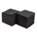 Embossed Beverage Napkins, 1-Ply, 10 x 10, Black, 1,000/Cart