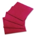Embossed Beverage Napkins, 2-Ply, 9.5 x 9.5, Red, 1,000/Cart