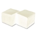 Embossed Beverage Napkins, 2-Ply, 9.5 x 9.5, Ecru, 1,000/Car
