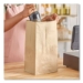 Grocery Paper Bags, 25# Squat Size, 40# Basis Weight, 8.25"