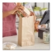 Grocery Paper Bags, 4# Size, 30# Basis Weight, 5" x 3.13" x