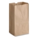 Grocery Paper Bags, 25# Size, 40# Basis Weight, 8.25" x 5.38