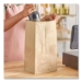 Grocery Paper Bags, 25# Size, 40# Basis Weight, 8.25" x 5.38