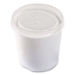 Plastic High Heat Vented Lid, Fits 16 oz to 32 oz Containers