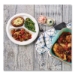 Paper Dinnerware, 3-Compartment Plate, 9.25" Dia, White, 500