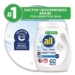 MIGHTY PACS Free Clear HE Laundry Detergent, 60 Pods/Tub, 4