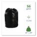 Total Recycled Content Plastic Trash Bags, 56 gal, 1.5 mil,