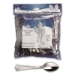 Reflections Heavyweight Plastic Utensils, Spoon, Silver, 40/