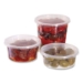 Deli Containers, 8 oz, Clear, Plastic, 50/Pack, 10 Pack/Cart