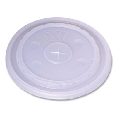 Plastic Lids for Foam Cups and Bowls, Slotted, Fits 32 oz to