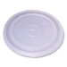 Plastic Lids for Foam Cups and Bowls, Slotted, Fits 32 oz to