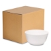 Foam Bowls, Squat Style, 8 oz, White, 1,000/Carton