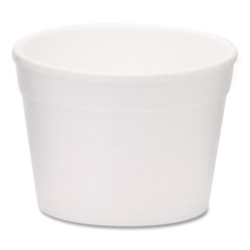Foam Containers, 4 oz, White, 1,000/Carton